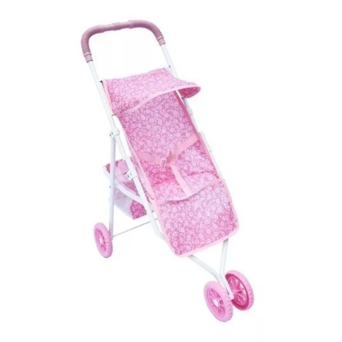 JUGANDO Y EDUCANDO - Juguete Infantil Coche De Muñecas Rosado Para Niñas