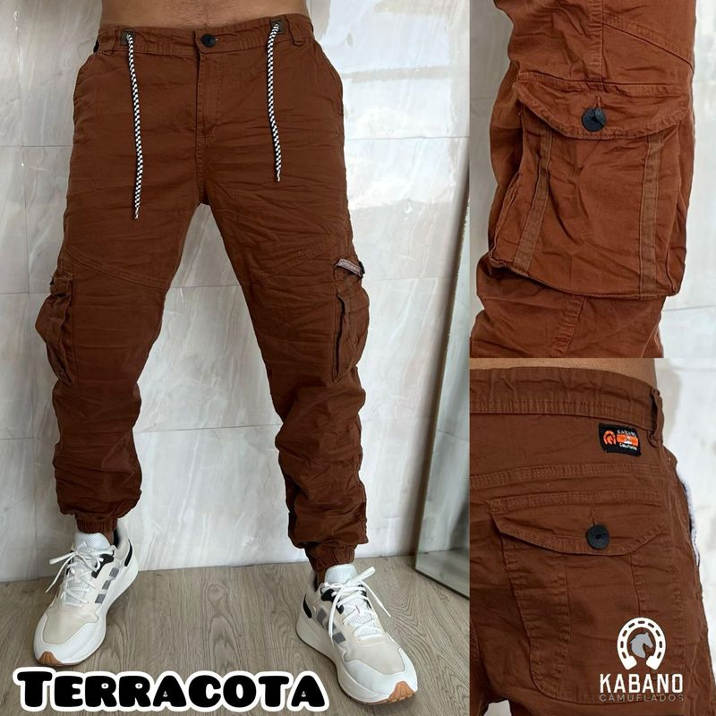 Jogger Camuflado Hombre Jogger En Dril 