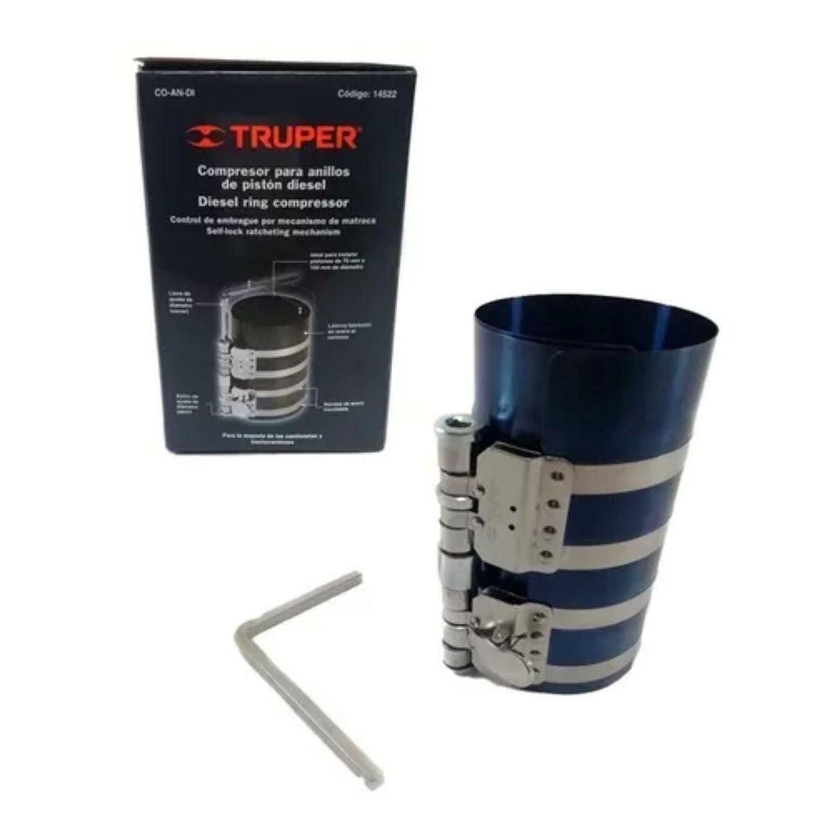 TRUPER - Compresor Sierra Anillos De Pistón Para Diesel Truper