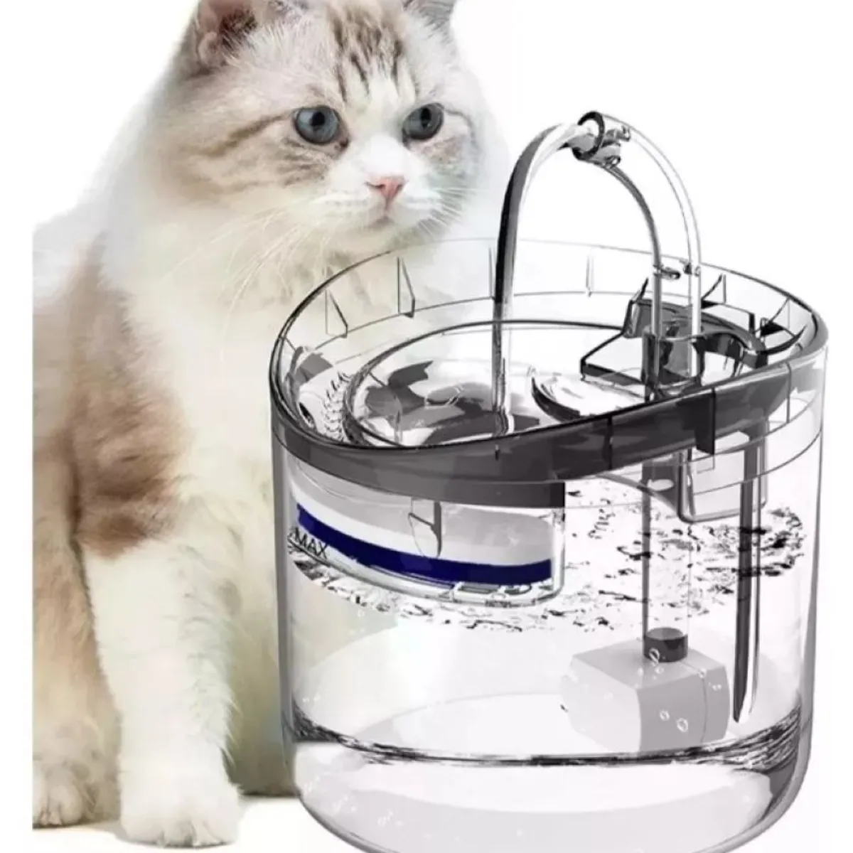 ZHOPI CO - Fuente Bebedero Para Mascotas Automatico Silencioso