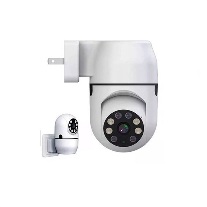 GENERICO - Camara Ip Robotica Wifi 360° Conexión Enchufe Seguridad Hogar