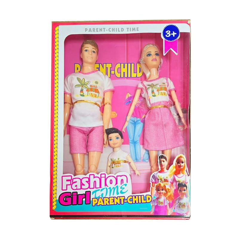 GENERICO - Muñeca Muñeco Hijo Familia Vestido Juguete Interactivo Niña