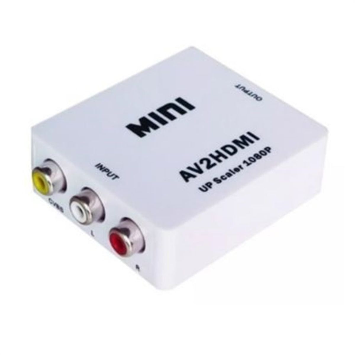 GENERICO - Convertidor Rca A Hdmi Adaptador 1080P Hdmi Audio Av Cvbs Hd