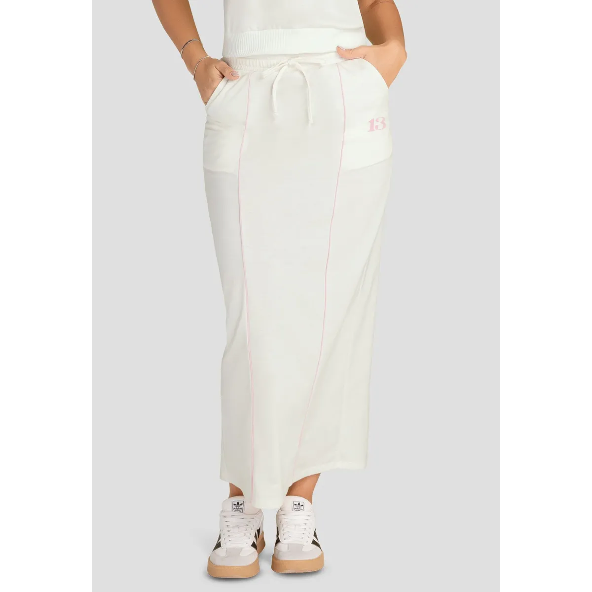 ATYPICAL - Falda Larga Mujer Blanco Atypical 103819