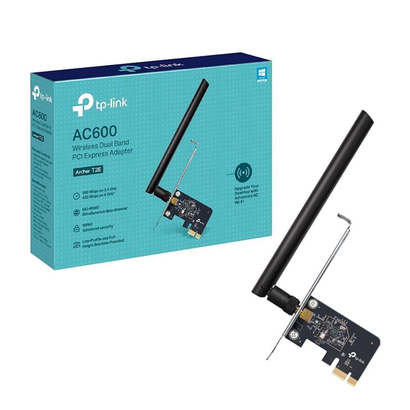 TP LINK - Tp-link Archer T2e Tarjeta De Red Pcie Wifi Banda Dual Ac600