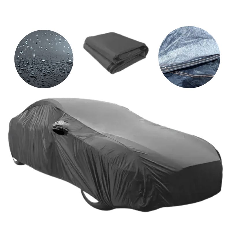 GENERICO - Pijama cubre auto Impermeable con Algodon interior Talla M