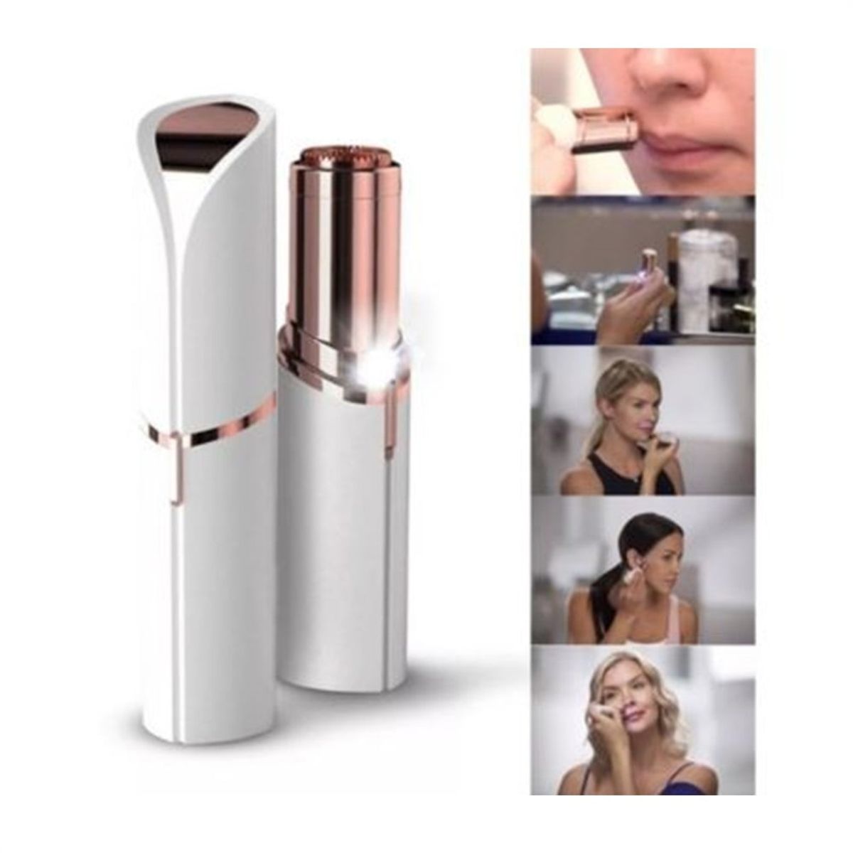 GENERICO - Depilador Eléctrico Facial Forma Labial Portátil Flawless_.