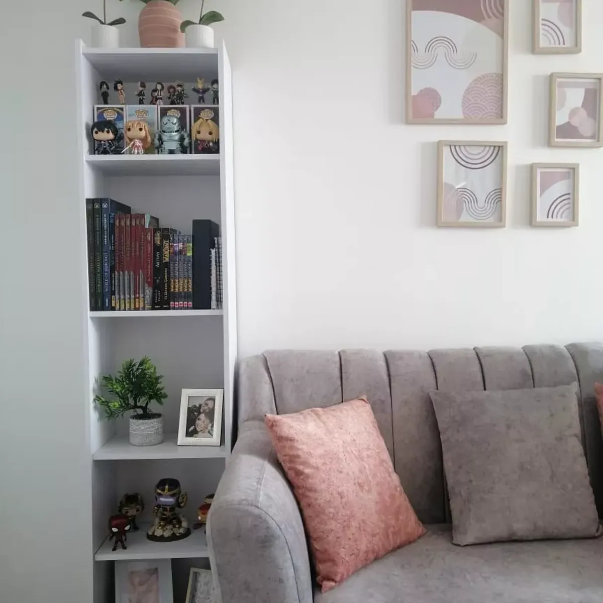 GENERICO - Mueble biblioteca organizador blanco