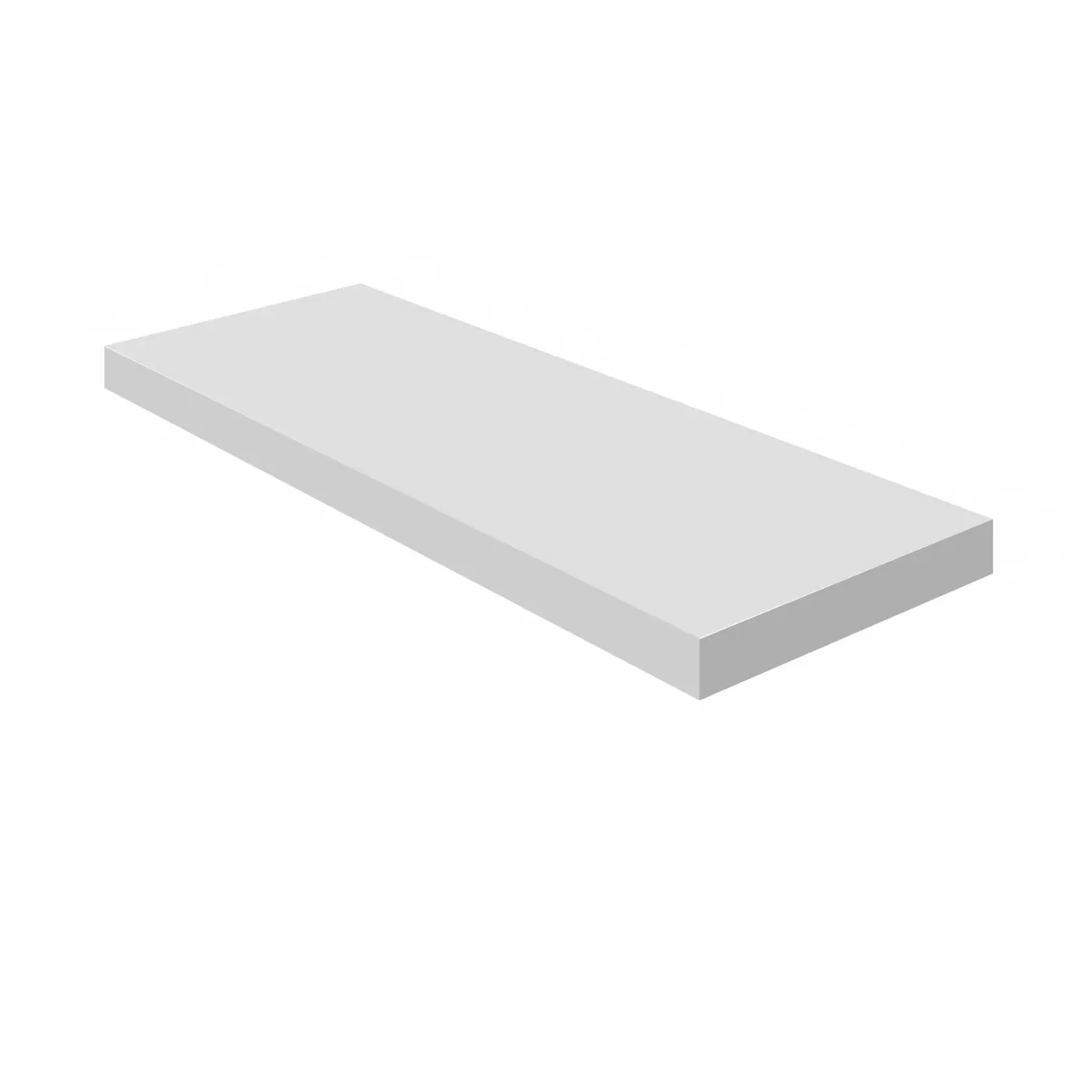 GENERICO - Repisas minimalistas decorativas blancas set x3