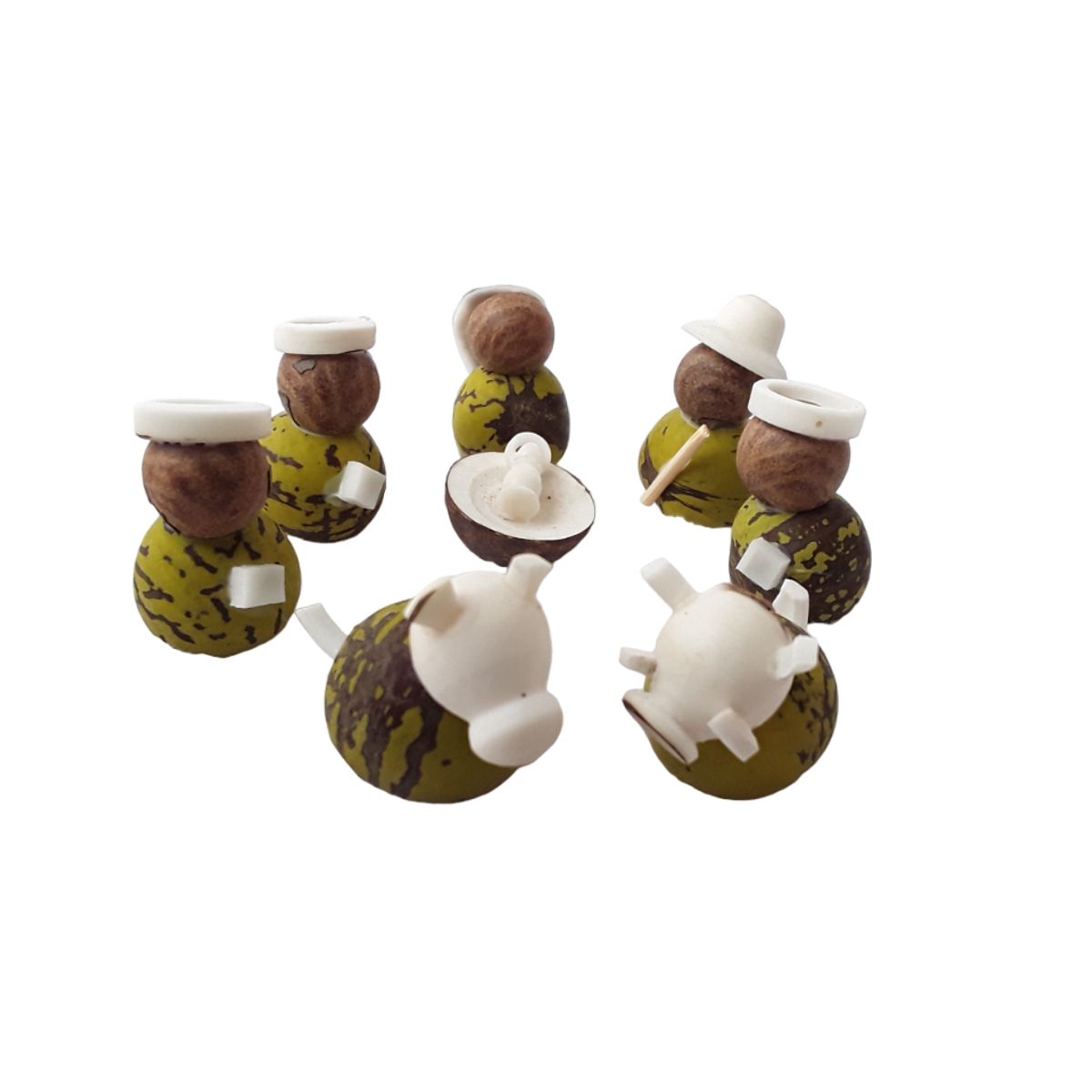 GENERICO - PESEBRE MINIATURA DE 8 PIEZAS DE 3 CMS DE ALTO