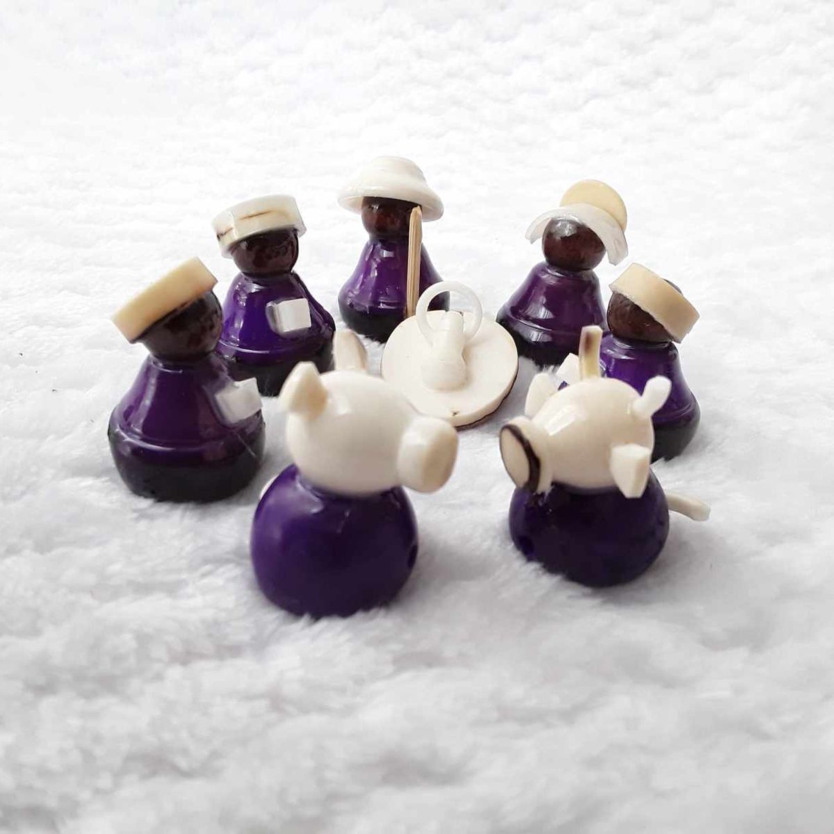 GENERICO - PESEBRE MINIATURA DE 8 PIEZAS DE 3 CMS DE ALTO