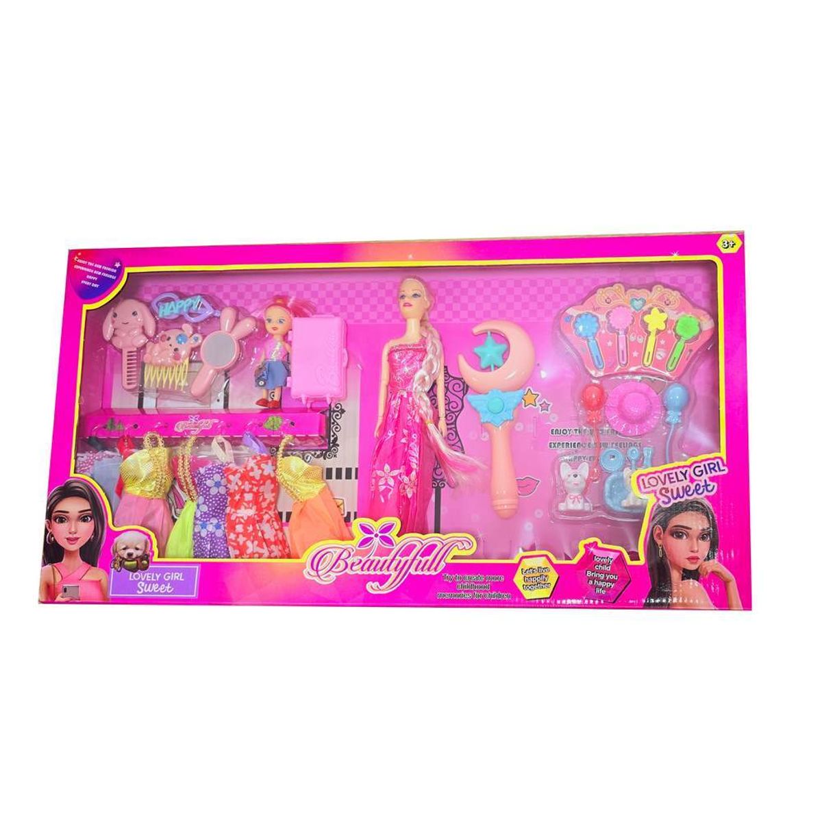 GENERICO - Muñeca Reina Vestido Elegante Accesorios Vestidos Mascotas