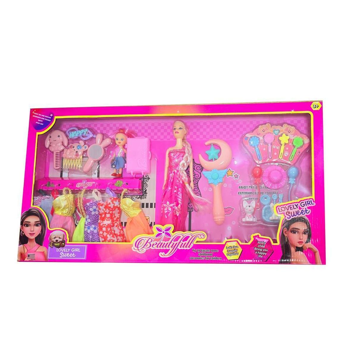 GENERICO - Muñeca Reina Vestido Elegante Accesorios Vestidos Mascotas