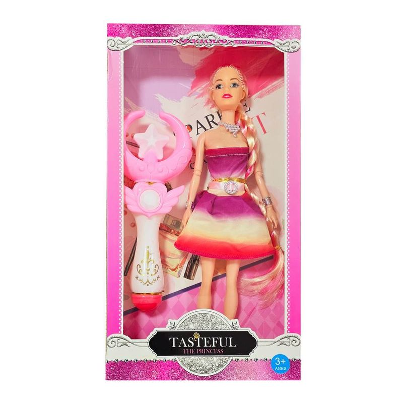 GENERICO - Muñeca Vestido Varita Magica Juguete Interactivo Niña
