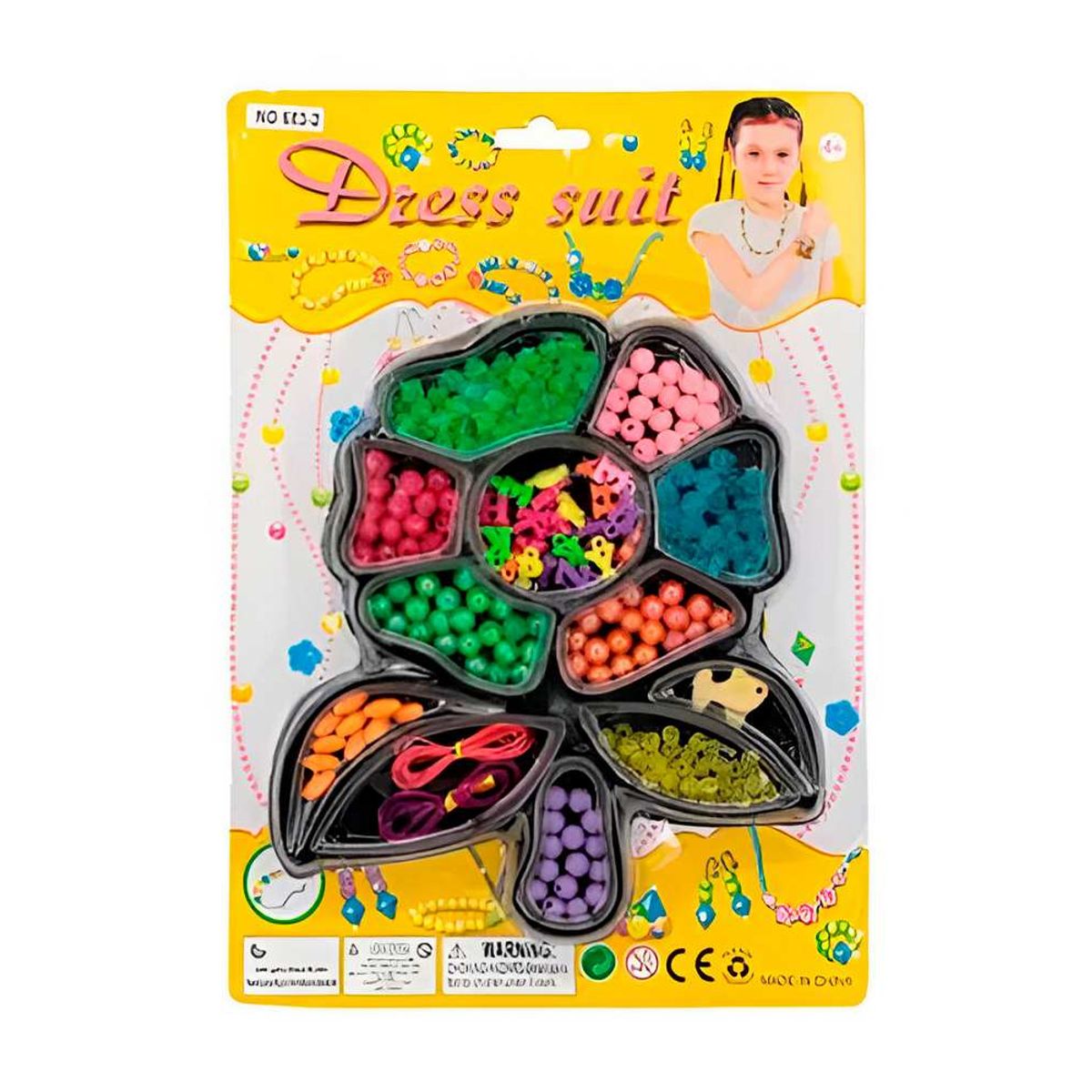 GENERICO - Set Kit Para Hacer Pulseras Niña Style Flor Pedreria Charms