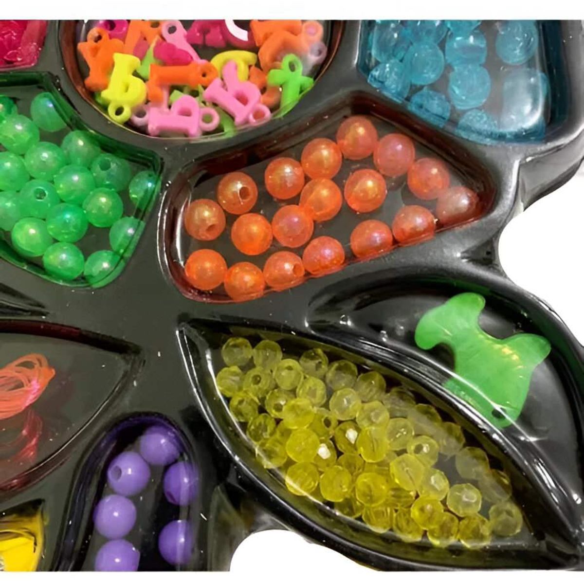 GENERICO - Set Kit Para Hacer Pulseras Niña Style Flor Pedreria Charms