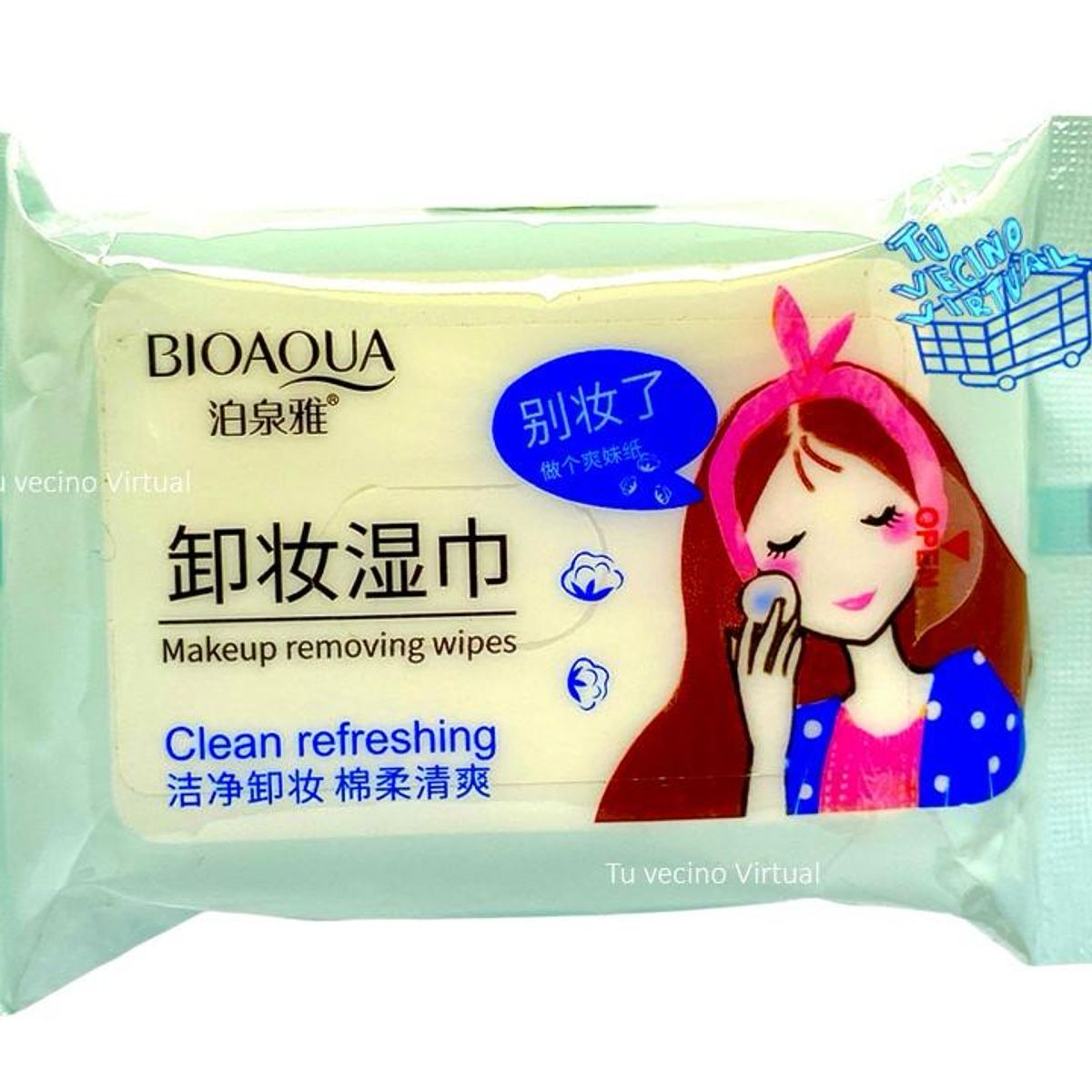 BIOAQUA - Toallitas desmaquillantes  Bioaqua