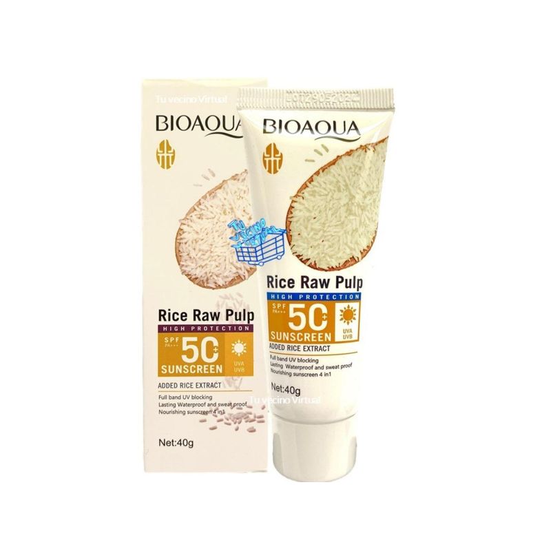 BIOAQUA - Protector solar de arroz Bioaqua