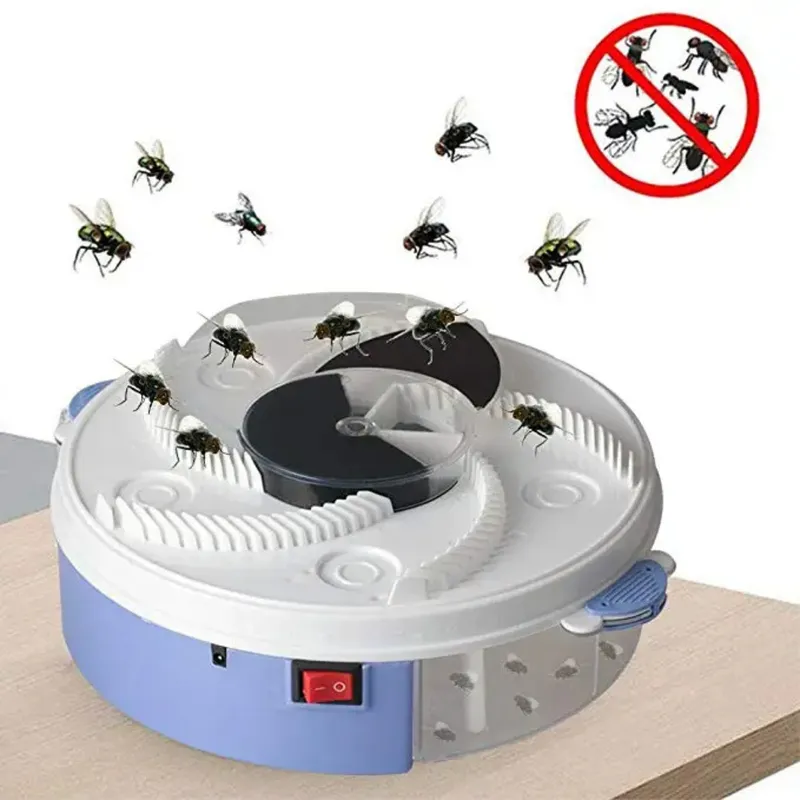GENERICO - Trampa Automática Giratoria Atrapa Moscas E Insectos
