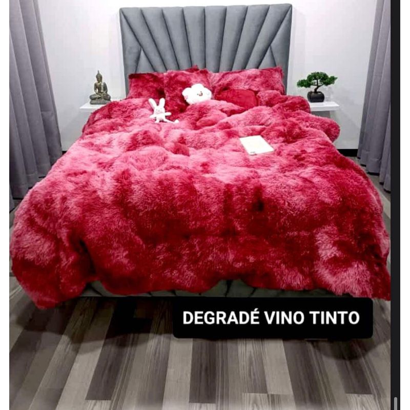 SIRENITAS - Edredón Cubrelecho Colcha Doble faz Cama Doble Peludo