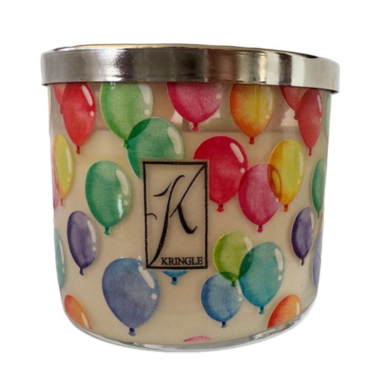 KRINGLE CANDLE - Vela Aromática Feliz Cumpleaños Tamaño Grande Deluxe