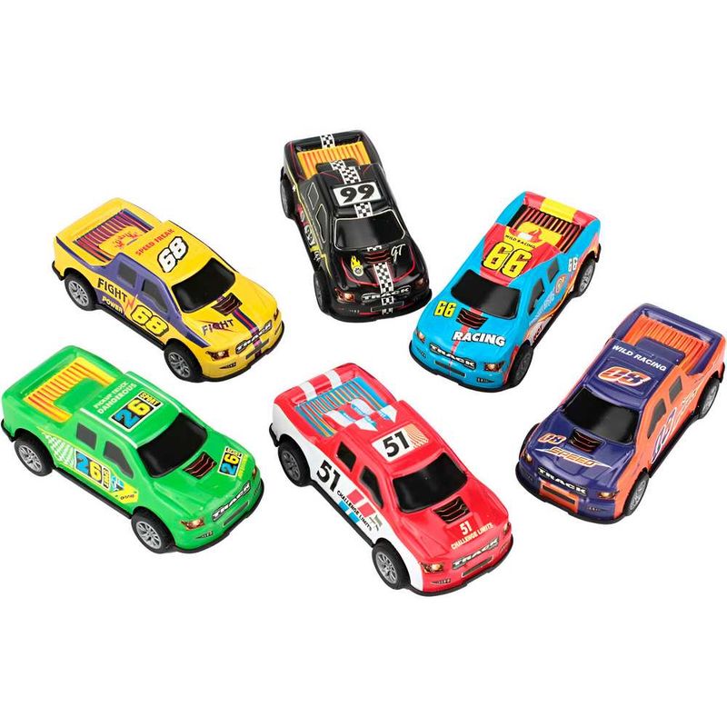 GENERICO - Camioneta Deportiva Carrera Rally De Impulso Niño X 12 Pcs
