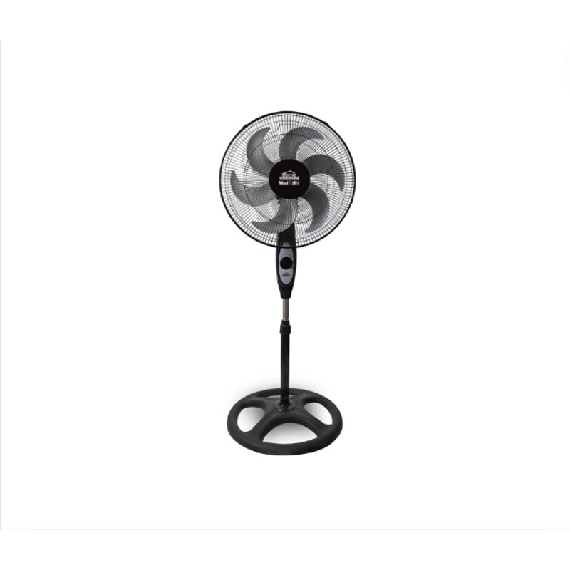 HOME ELEMENTS - Ventilador Home Elements Pedestal 18 Rejilla Metálica 6 Aspas