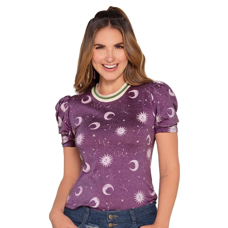 ATYPICAL - Blusa Mujer Lila Atypical 87071