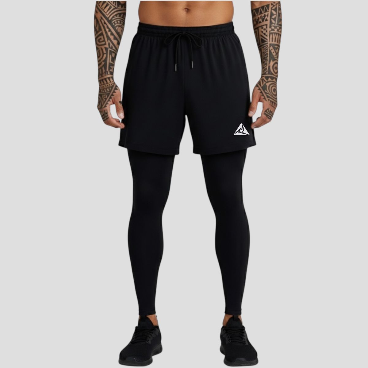 RIPPLE FT - Pantaloneta con Licra Larga 2 Bolsillos Original RIPPLE.