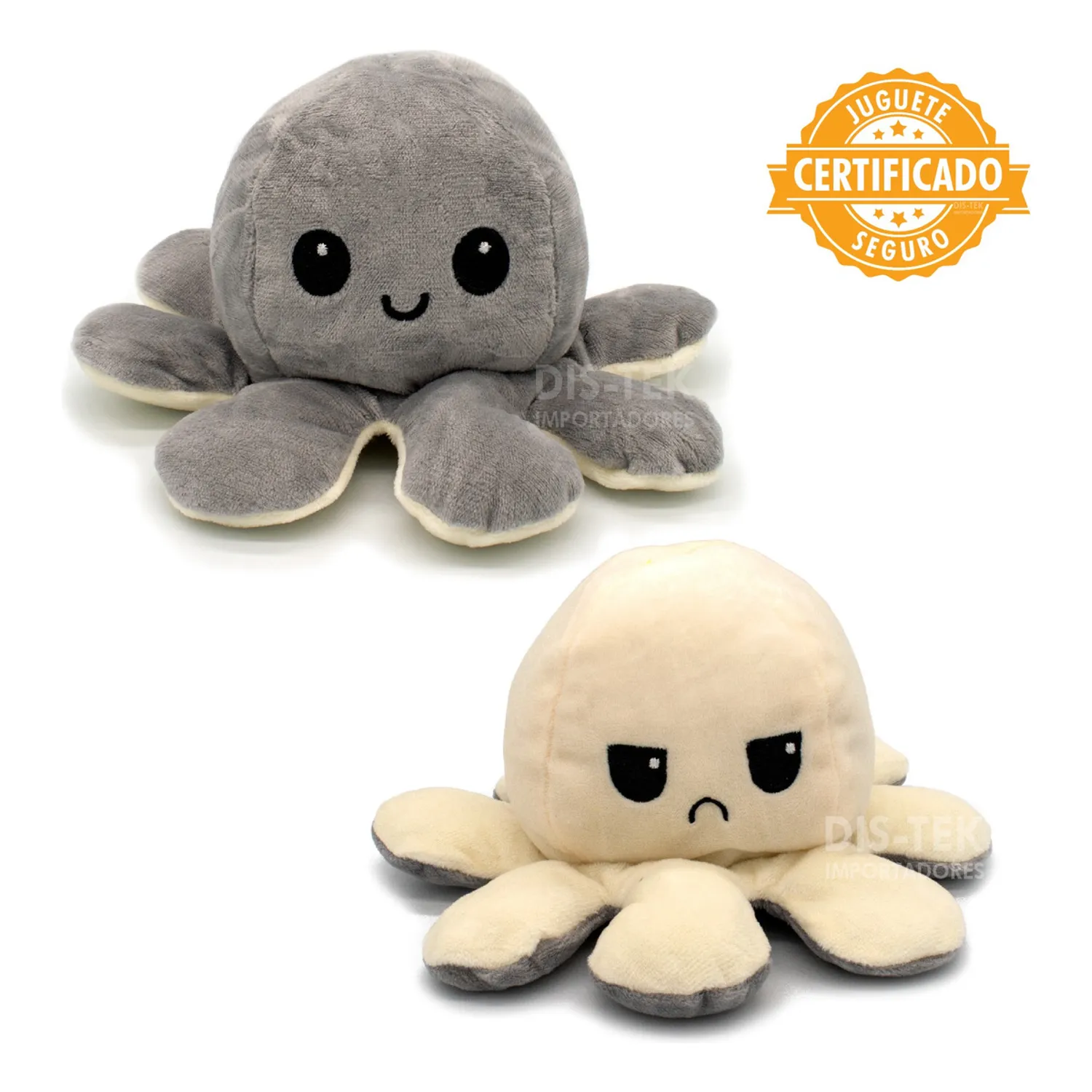 Teeturtle Peluche Pulpo Amazon Pelucheria Oficial Pulpo Reversible