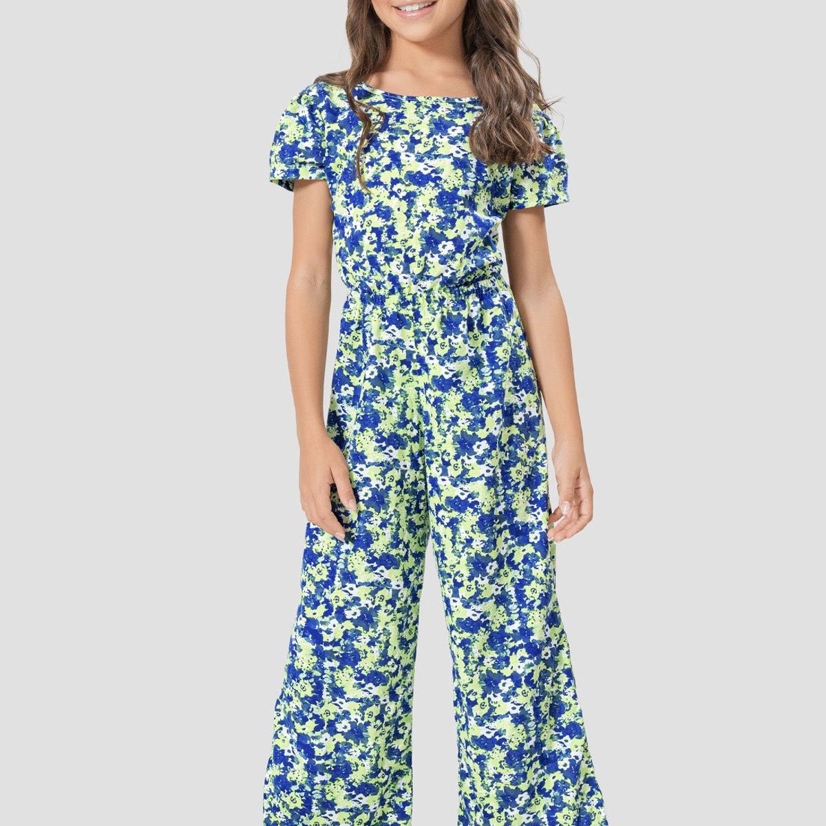MARKETING PERSONAL - Enterizo Largo Infantil Femenino Multicolor Mp 2657