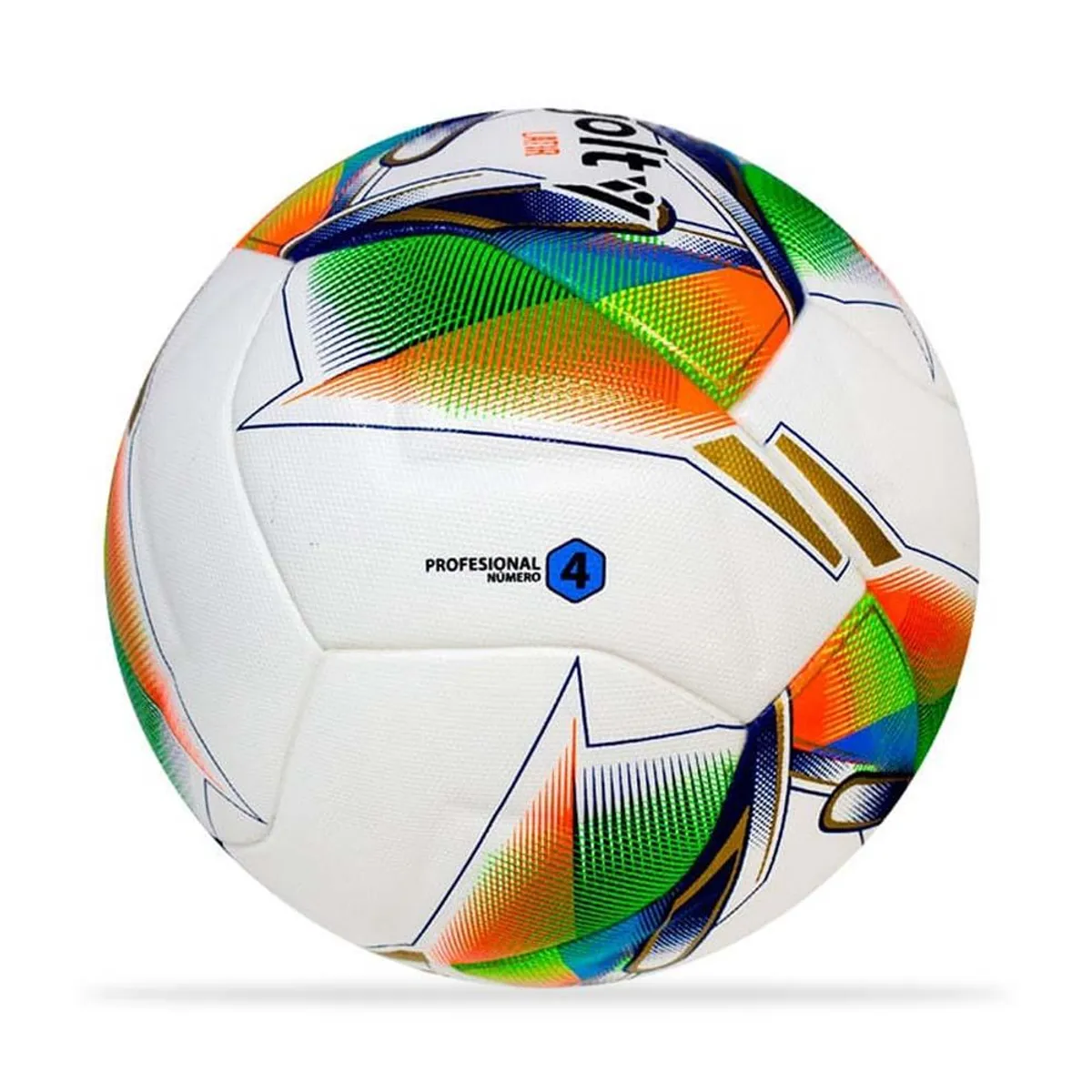 GOLTY - Balon De Futbol Pro. Golty Latir Thermobonded No.4-Blanco