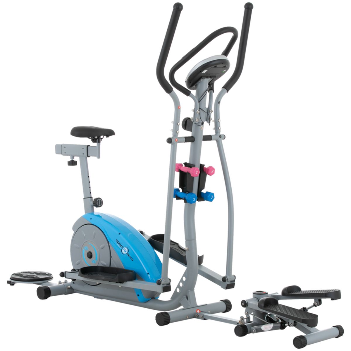 SPORT FITNESS - Eliptica Super Combo York Sportfitness Gris-Azul