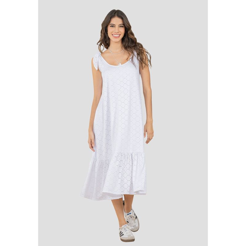 RUTTA - Vestido Largo Mujer Blanco Rutta 105016