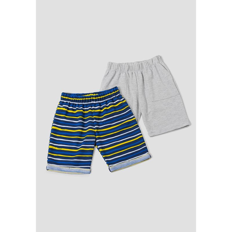MARKETING PERSONAL - Bermuda Paq X2 Infantil Masculino Multicolor Mp 105110