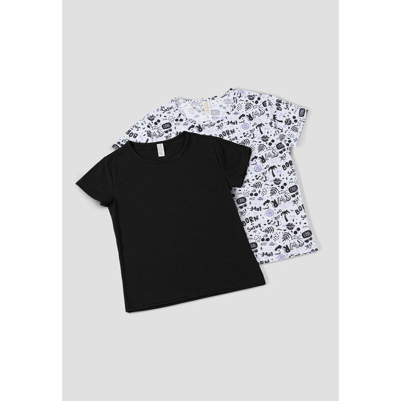 MARKETING PERSONAL - Camiseta Paq X2 Infantil Femenino Multicolor Mp 105101