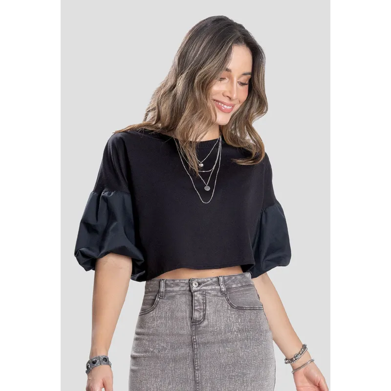 RUTTA - Blusa Mujer Negro Rutta 105160
