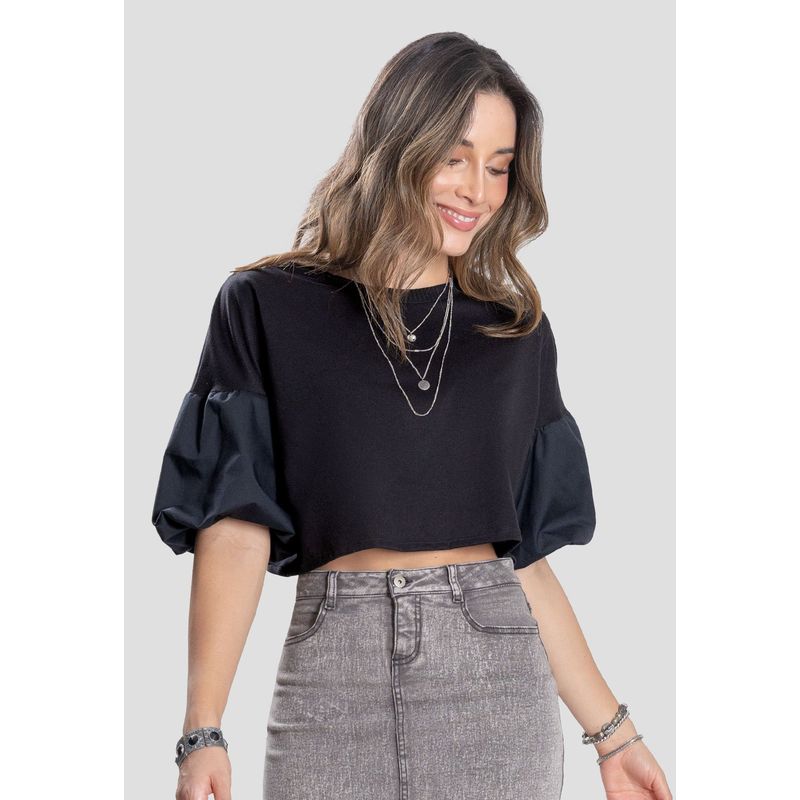 RUTTA - Blusa Mujer Negro Rutta 105160