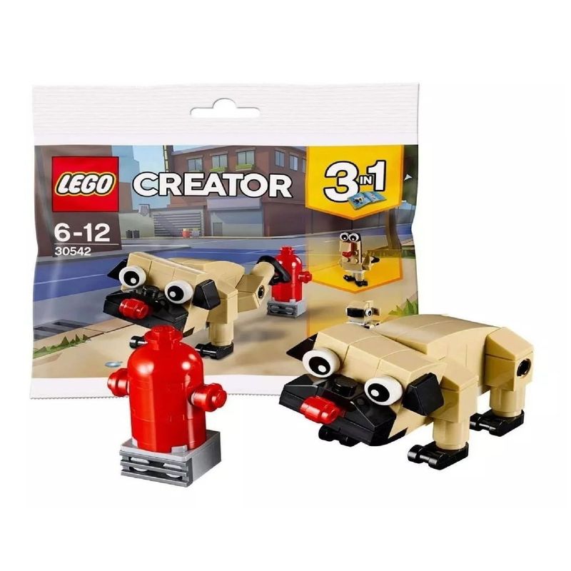 LEGO - Lego Bolsa Creator 3 En 1 Perrito Pug 30542