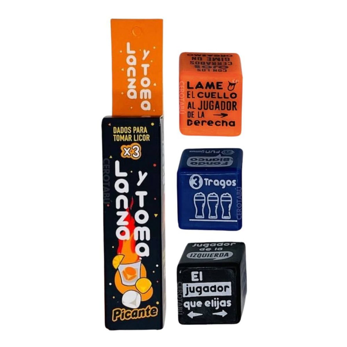 EROTIC - Dados Eroticos Lanza Y Toma Hot Juego De Mesa Para Adultos