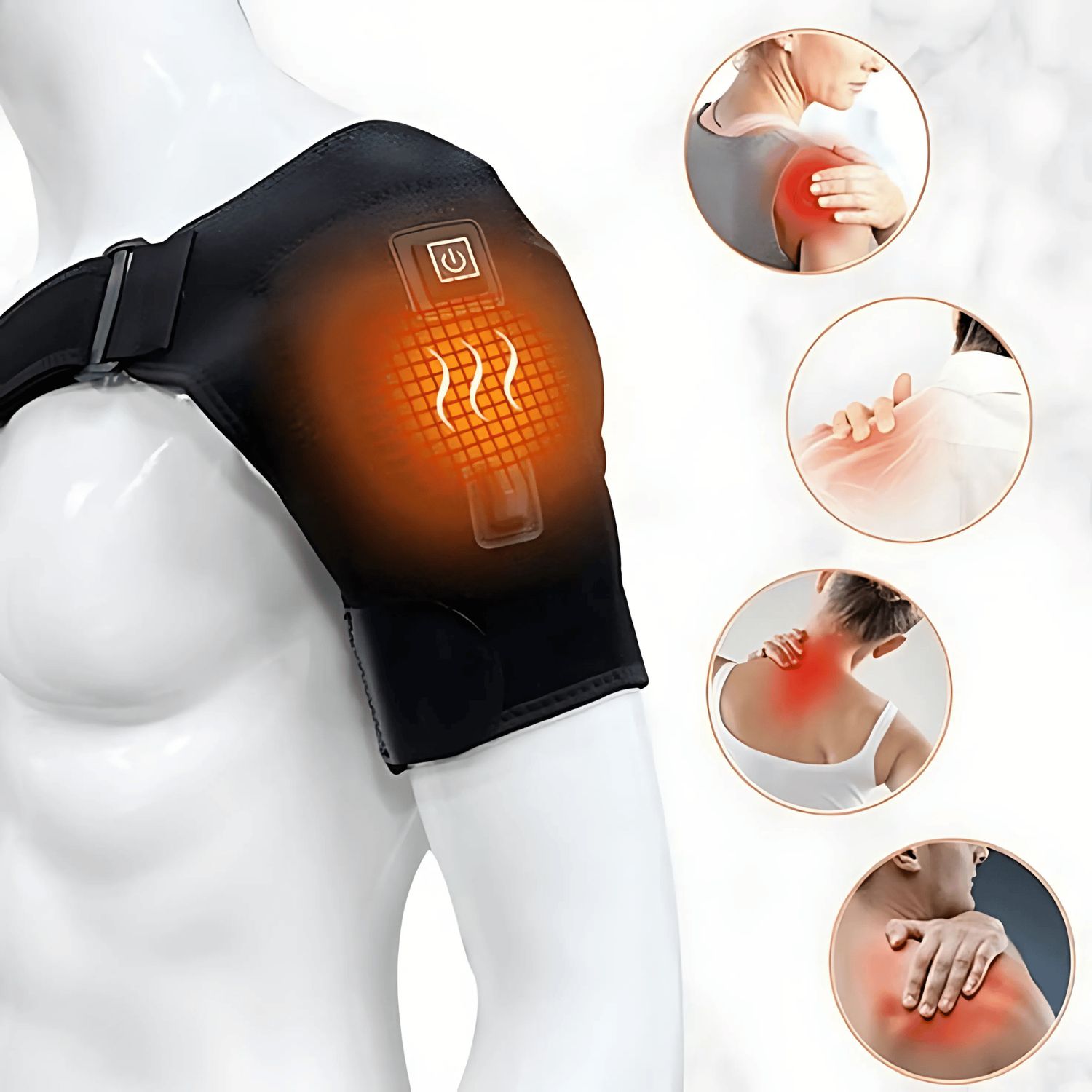 Almohadilla Térmica Soporte Hombros Hombrera Calor Ortopédica GENERICO |  falabella.com