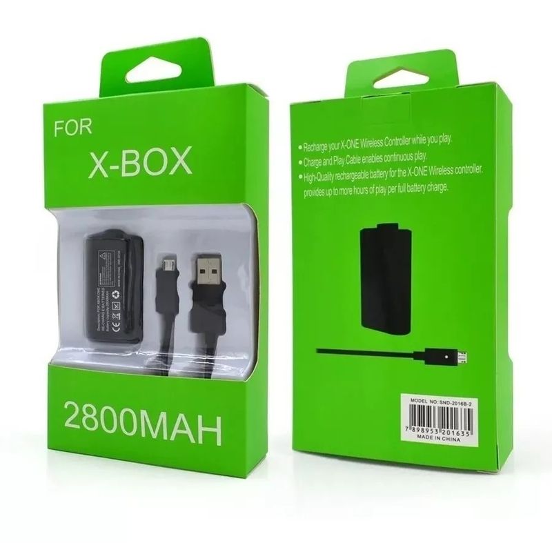 ACTION PRO - Kit Carga Y Juega Xbox One  X  S Cargador Kit De Juego.