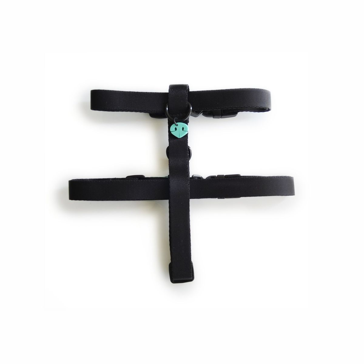 WAWAW - Arnés para perro  talla L unicolor adorable negro Wawaw