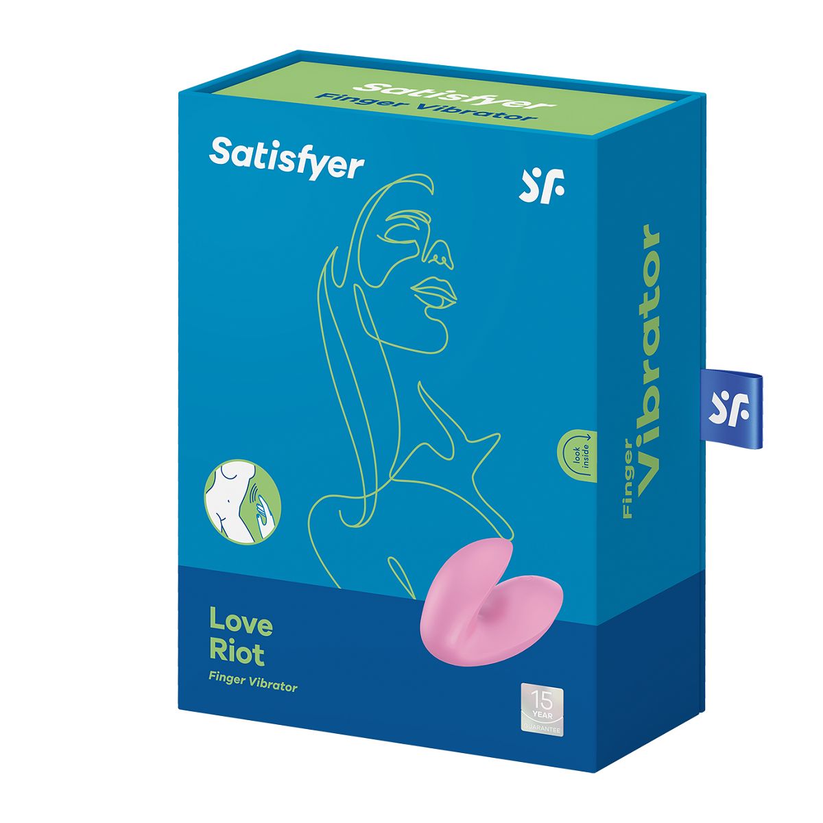SATISFYER - Satisfyer Love Riot Vibrador De Dedo  100% Original – Garantía 14 Meses