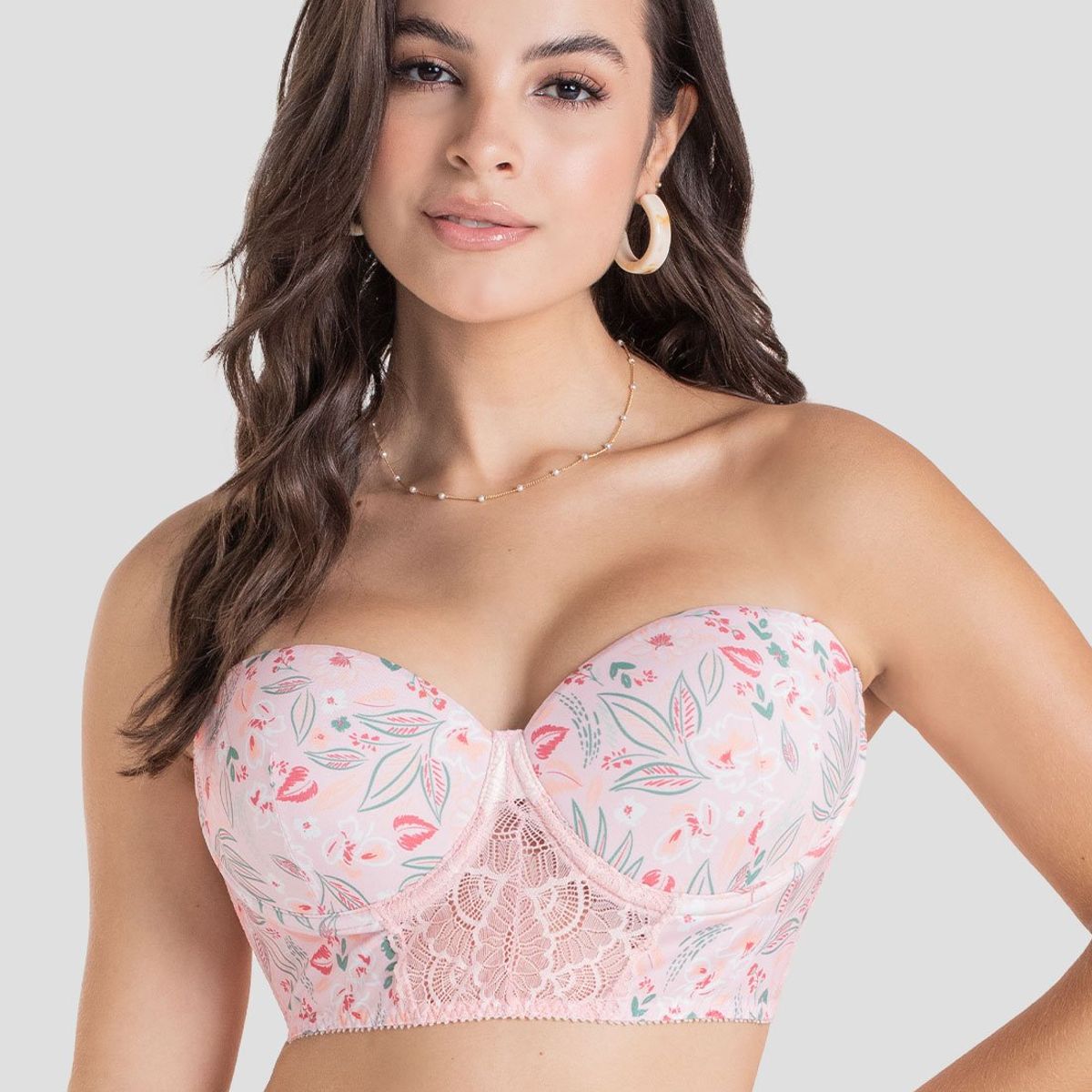 FORMAS INTIMAS - Bustier Mujer Rosa Fi 104311