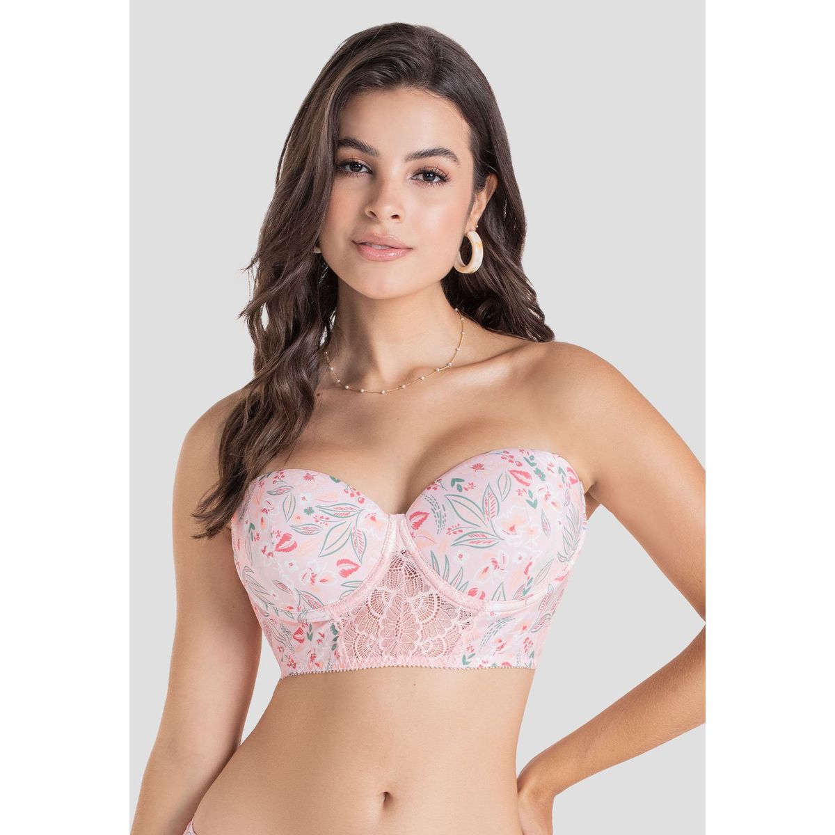 FORMAS INTIMAS - Bustier Mujer Rosa Fi 104311