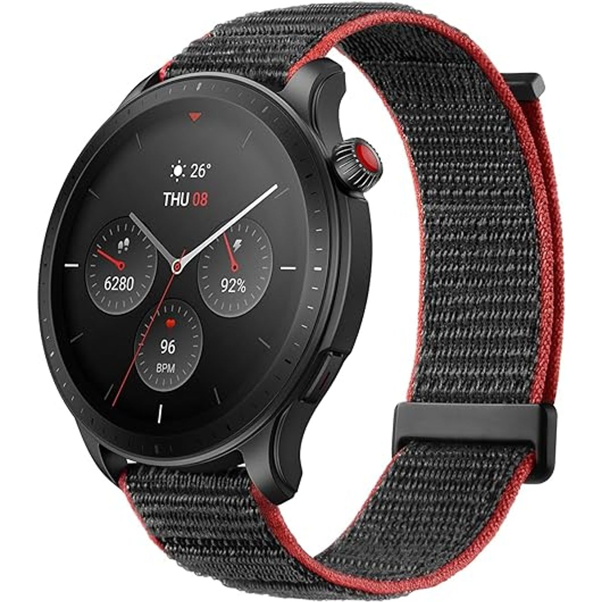 AMAZFIT - Reloj Inteligente Amazfit GTR 4 Correa Tela Negro