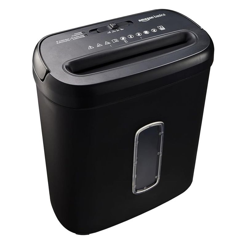 AMAZON - Trituradora Amazon Picadora De Papel Corte Cruzado De 8 Hjs