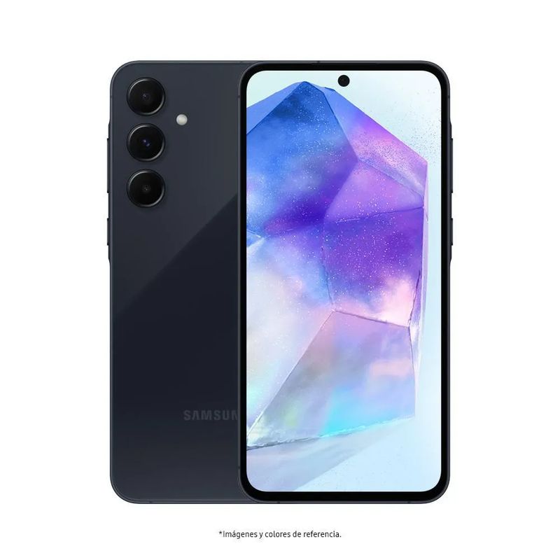 SAMSUNG - Celular Samsung Galaxy A55 256 Gb 8 Ram 5G Azul Navy 50 Mp
