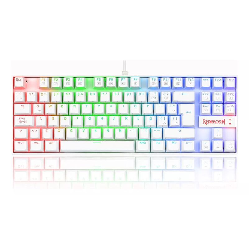 REDRAGON - Teclado Mecanico Rainbow Redragon Kumara K552  Switch Rojo